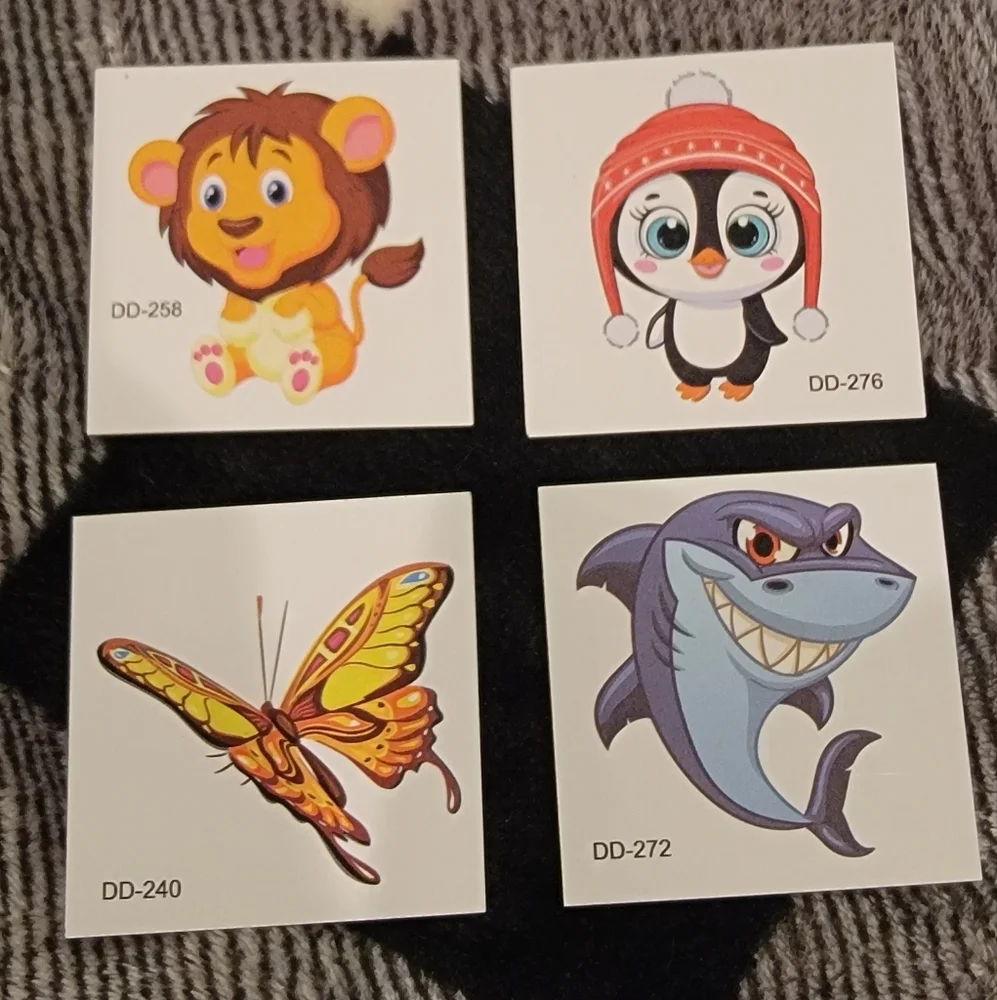 New Temporary Tattoo Set